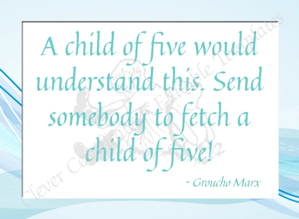 Groucho Marx Quotation