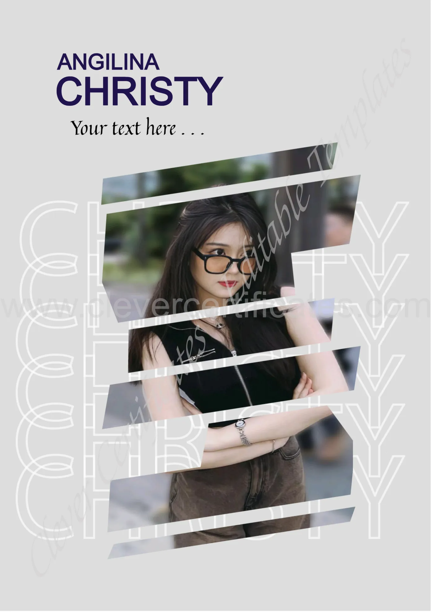 Printable Flyer Design  — Certificate Template Preview