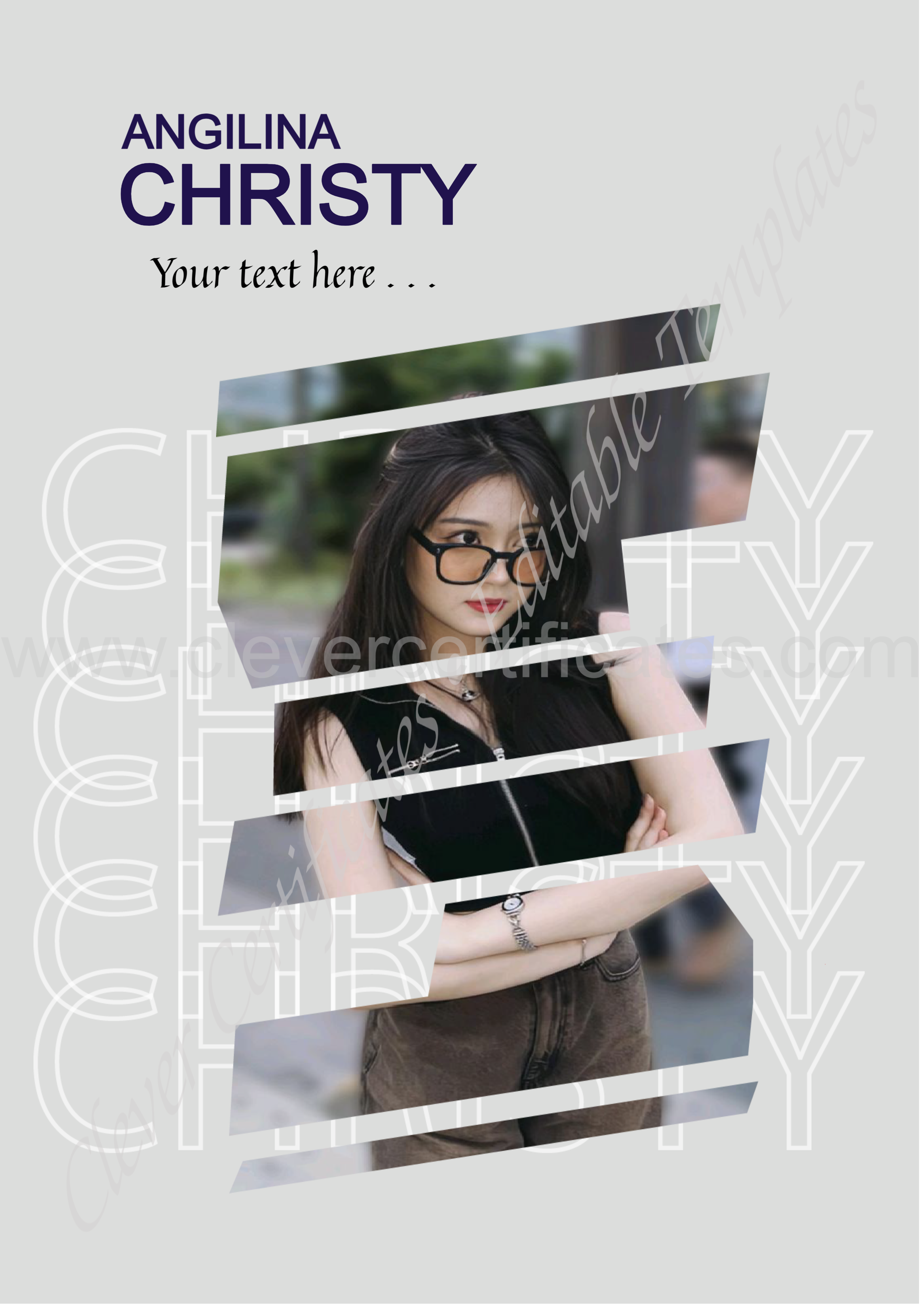 Printable Flyer Design  — Certificate Template Preview