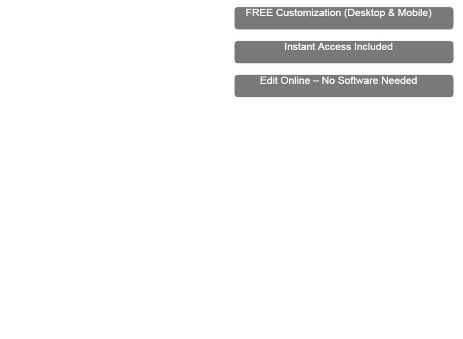Framed preview featuring Free Editor badge stack for Editable Ordination Certificate Design