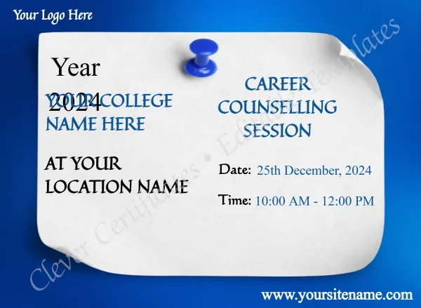 Editable Career Counselling Session