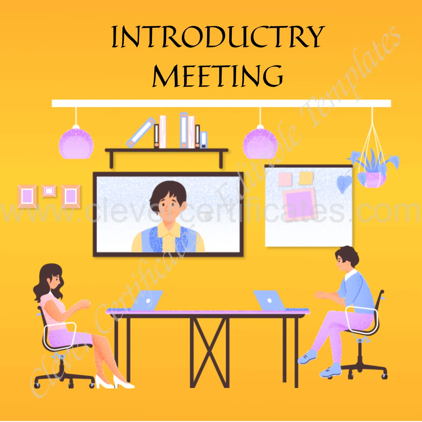 Introductry Meeting Instagram Post — Certificate Template Preview
