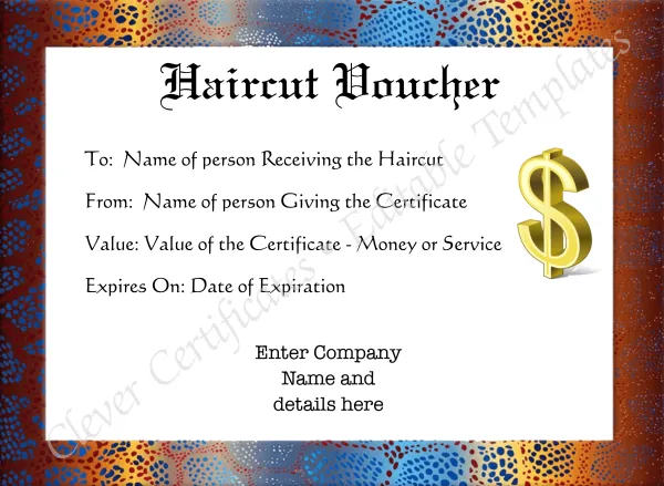 Haircut Voucher