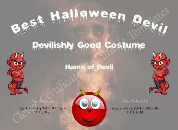 Best Halloween Devil Award