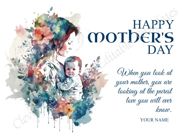 Mother Baby Boy Clipart