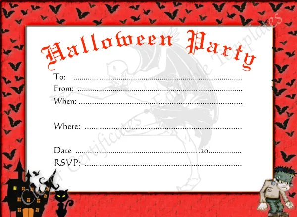 Halloween Party Invitation