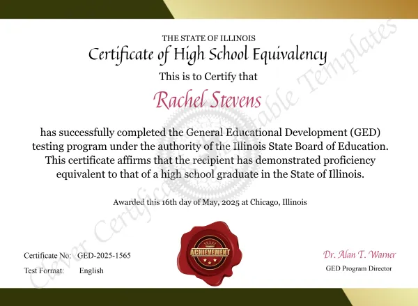 Illinois High School Equivalency Certificate