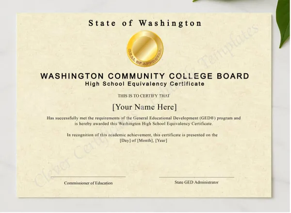 Washington Ged presented in a sleek wooden frame, elegantly arranged on a stylish table.