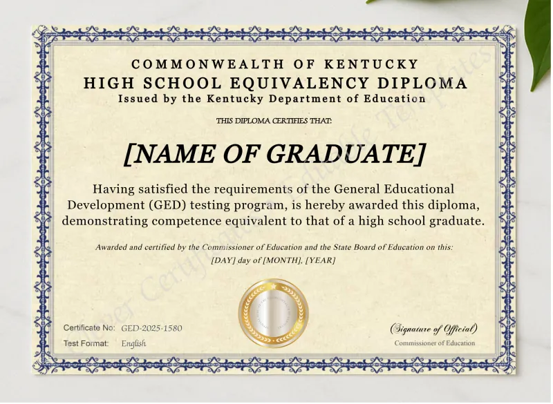 Kentucky Ged presented in a sleek wooden frame, elegantly arranged on a stylish table.