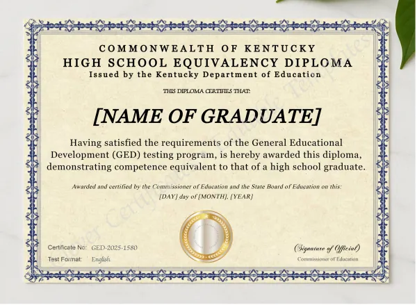 Kentucky Ged presented in a sleek wooden frame, elegantly arranged on a stylish table.