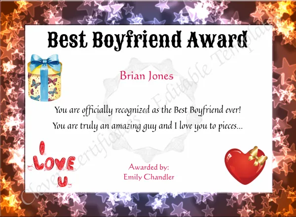 Best Boyfriend Award