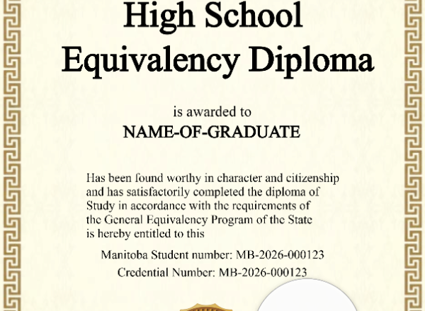 Manitoba High School Equivalency Diploma – Portrait
