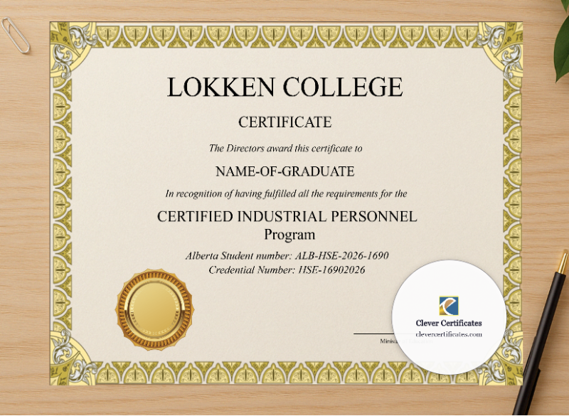 Professional preview of Printable Alberta High School Equivalency Diploma Landscape certificate on high-quality stationery paper, ideal for showcasing the final look.