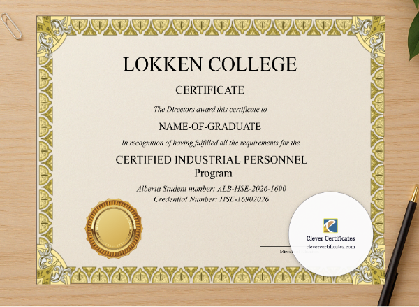 Professional preview of Printable Alberta High School Equivalency Diploma Landscape certificate on high-quality stationery paper, ideal for showcasing the final look.
