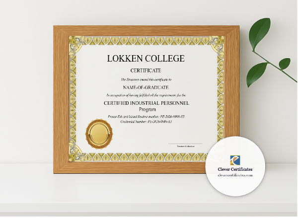 Realistic mockup featuring Editable Prince Edward Island High School Equivalency Diploma Landscape displayed within a modern frame, set against a minimalistic background.