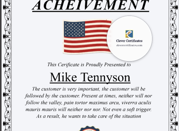 Editable Karate Black Belt Achievement Certificate — Portrait