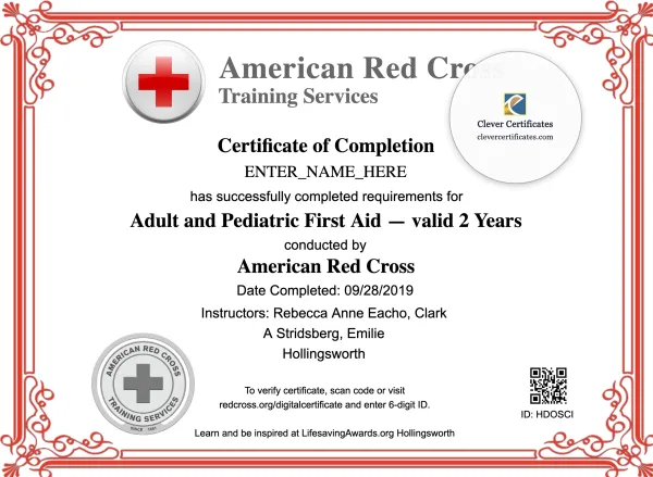 CPR Certificate Landscape