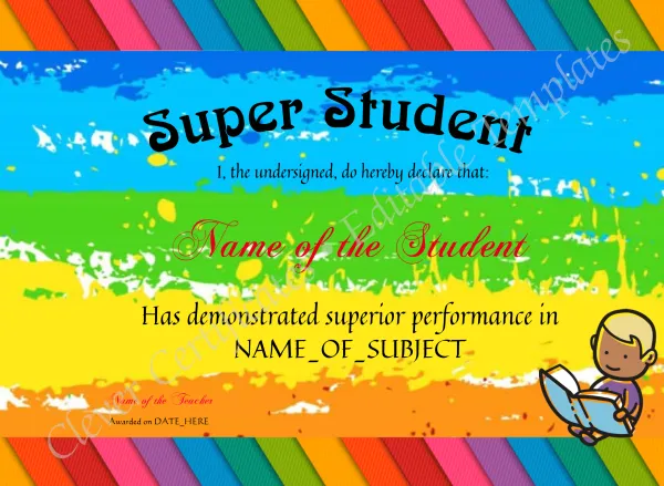 Super Student Award