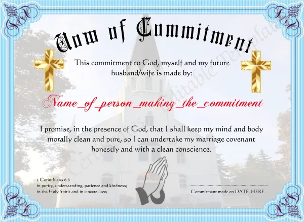 Vow Of Commitment
