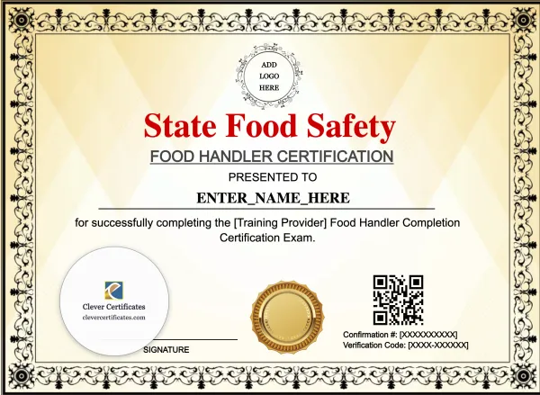 Food Handler Certificate