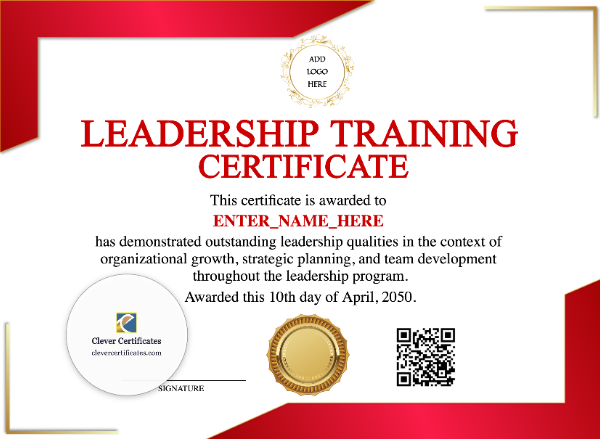 Leadership Training Certificate