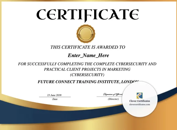 Free Cybersecurity Certificate