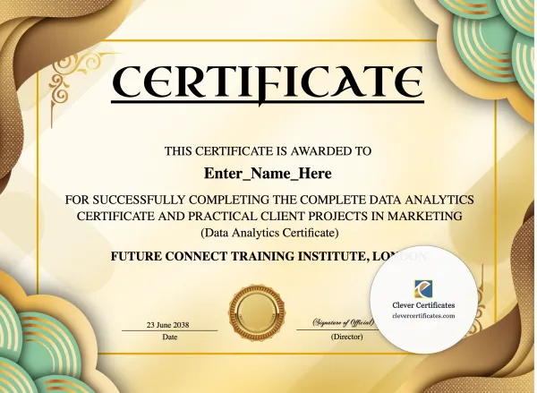 Free Data Analytics Certificate