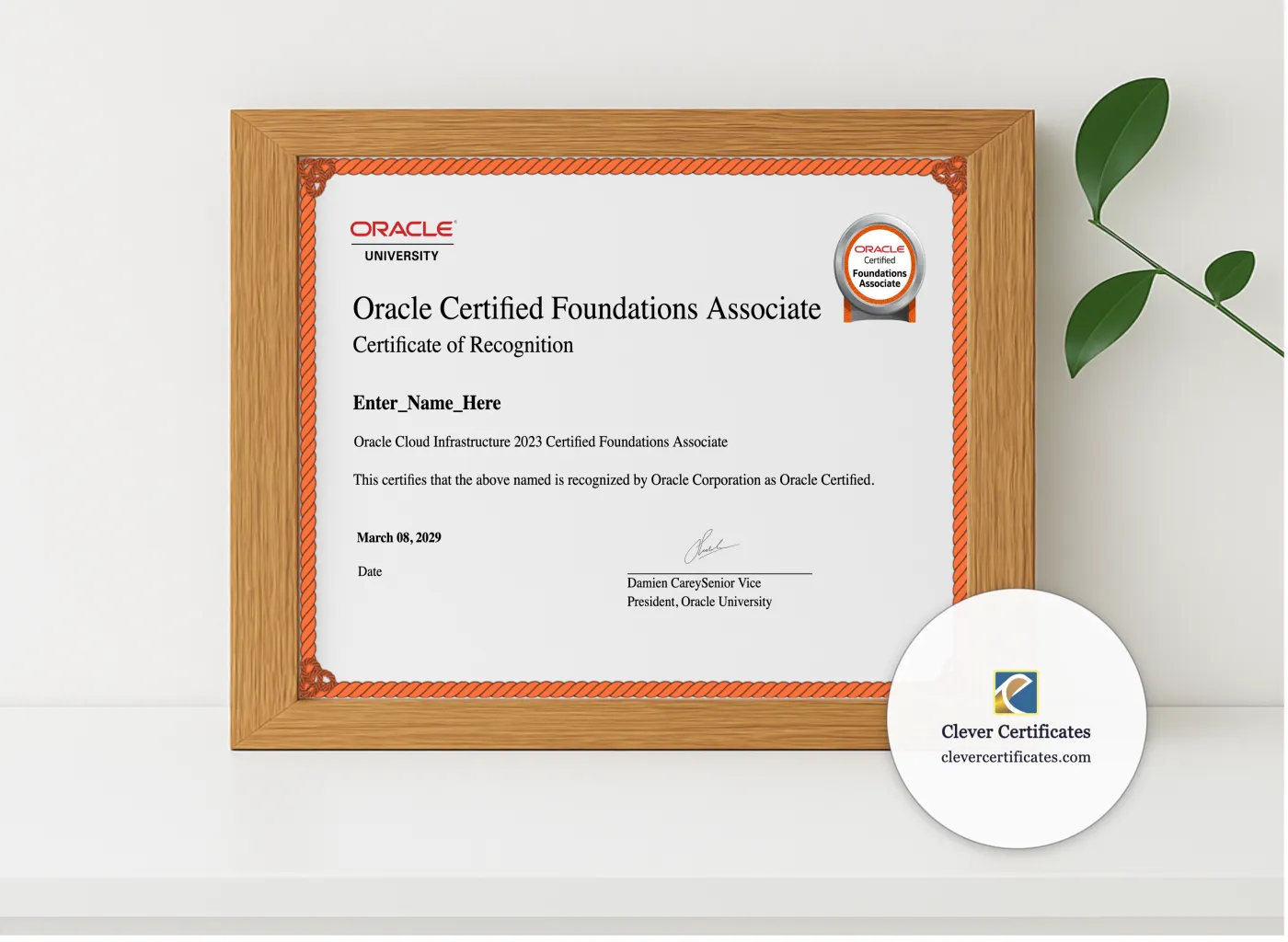 Realistic mockup featuring Multi Cloud Infrastructure Professional Track displayed within a modern frame, set against a minimalistic background.