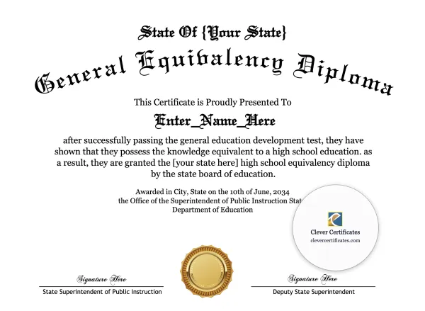 Free High School Equivalency Diploma