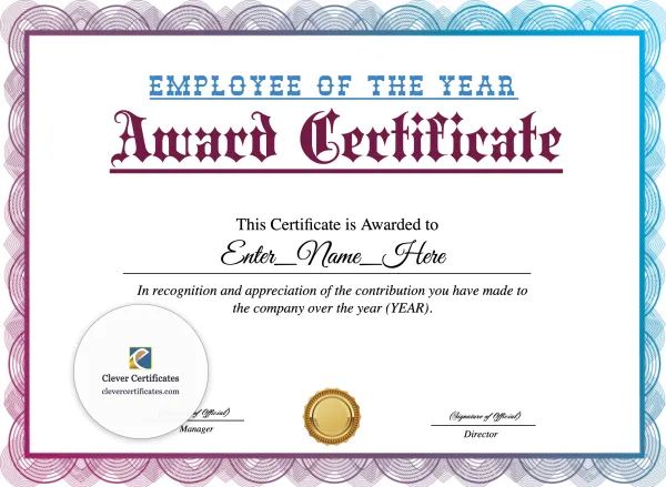 Free Customer Service Excellence Award
