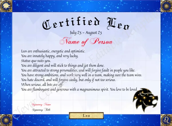 Certified Leo Award