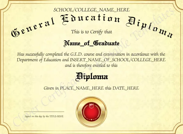 General Education Diploma 2