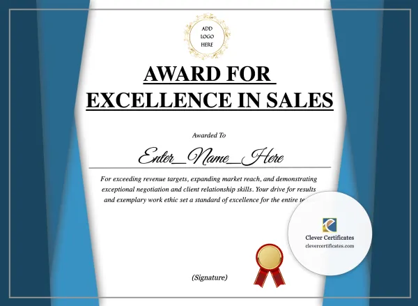 Free Sales Excellence Award