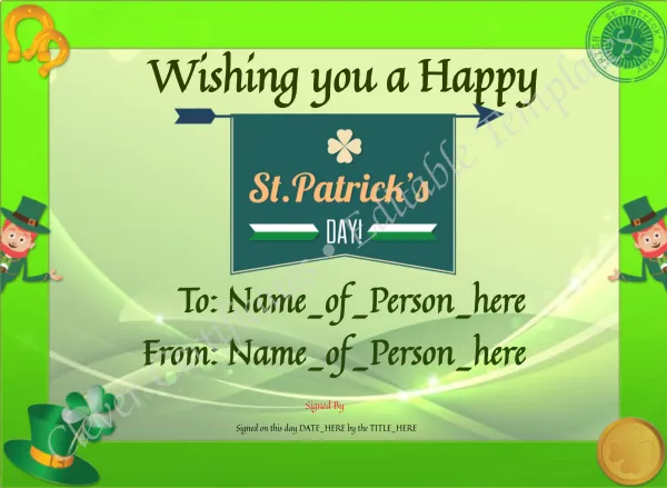 Happy St Patricks Day