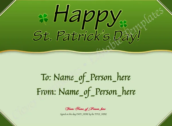 Happy St Patricks Day 3