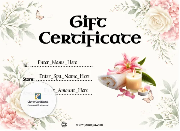 Free Spa Gift Certificate