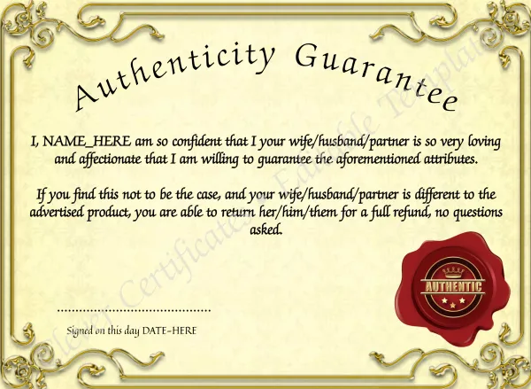 Authentic Spouse