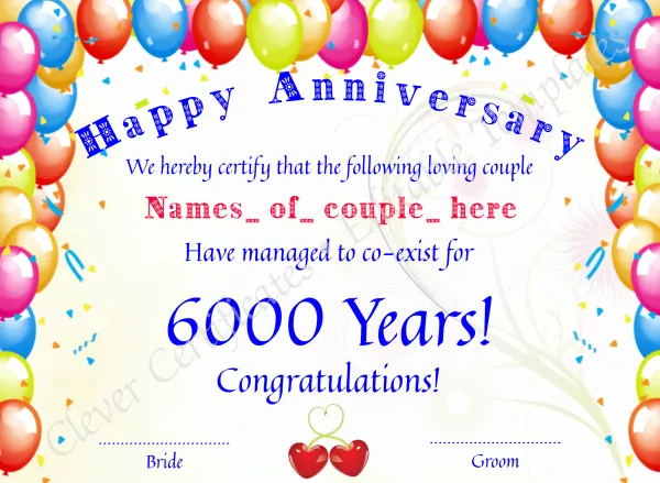 Happy Anniversary