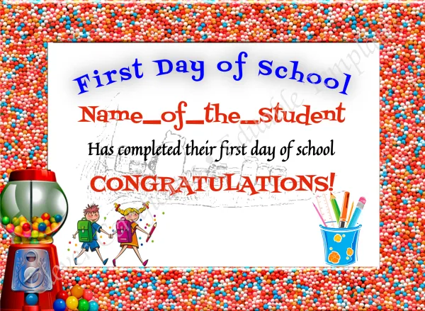First Day Of School