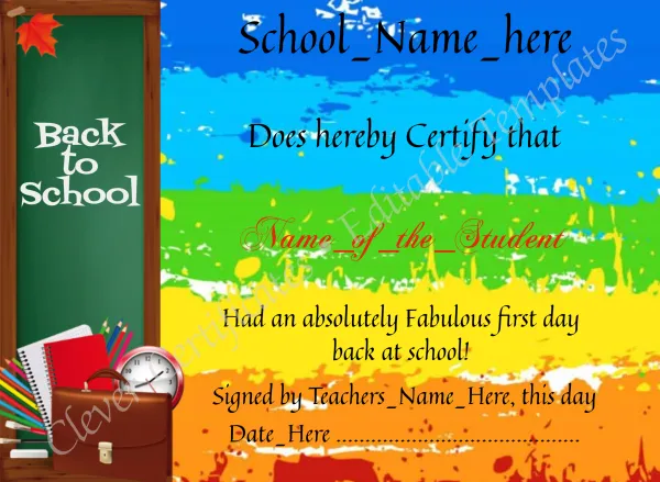 Back To School 2