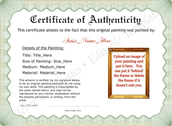 Authenticity With Image