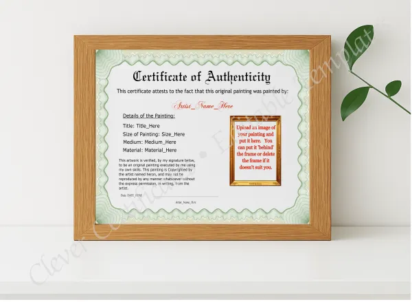 Realistic mockup featuring Authenticity With Image displayed within a modern frame, set against a minimalistic background.