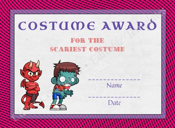Best Costume Award 3