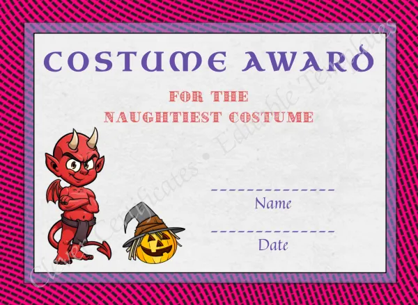Best Costume Award 5