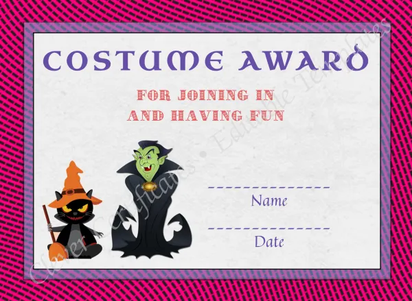 Best Costume Award 6