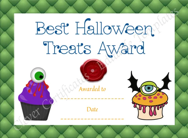 Best Halloween Treats Award