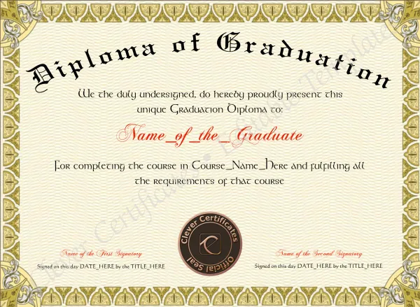 Diploma Of Graduation