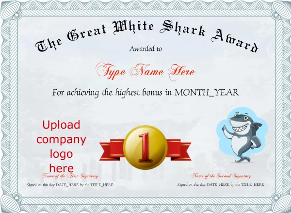 Great White Shark Award