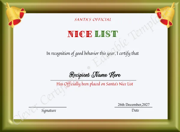 Printable Christmas Party Invitation Card