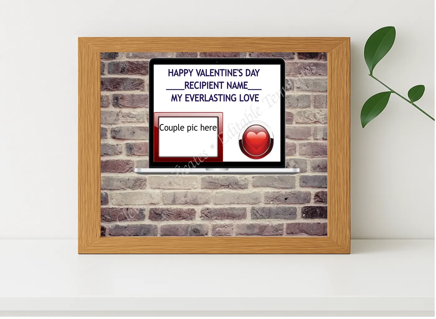Realistic mockup featuring My Everlasting Love displayed within a modern frame, set against a minimalistic background.